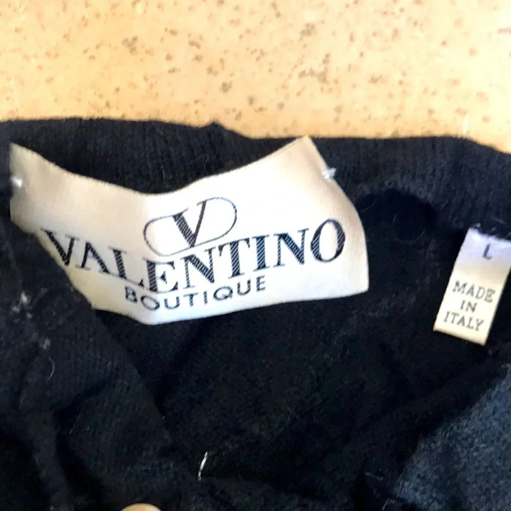Valentino Cashmere Feather Turtle Neck - Picture 3 of 7